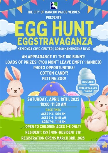 egg hunt flyer 2025