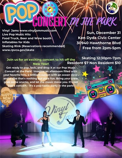 pop music concert in the park 