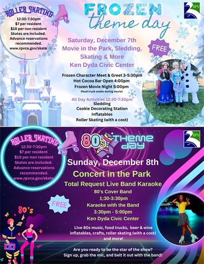 Frozen and 80s theme concert