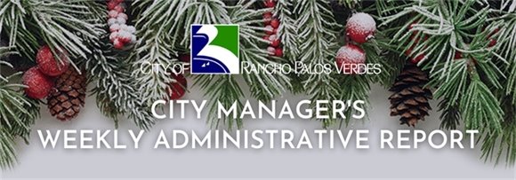 City Manager's Weekly Administrative Report