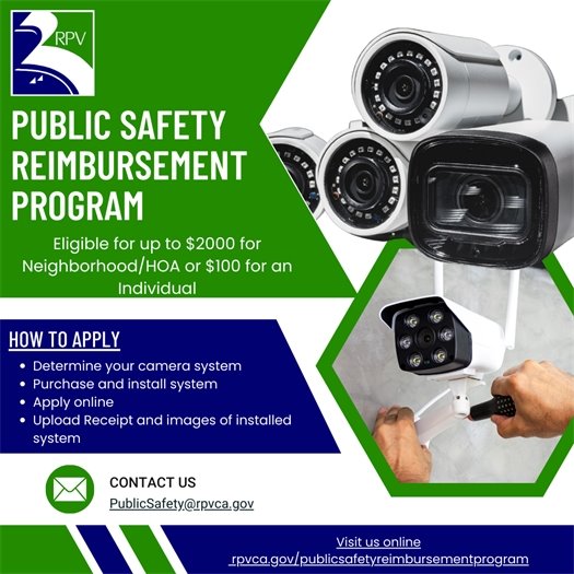 Public Safety Reimbursement Program Flyer