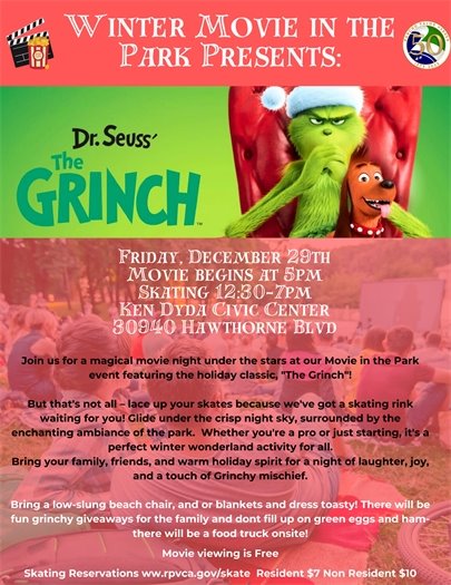 movie in the park the grinch 