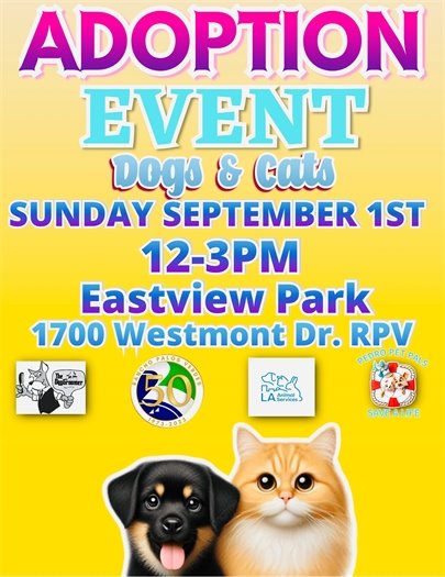 adoptions this weekend at Eastview Park 