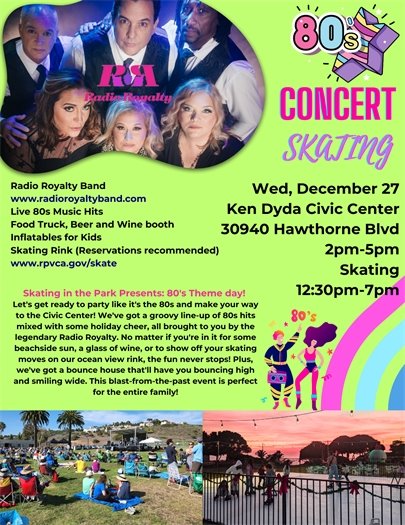 80s Concert Skating in the Park 