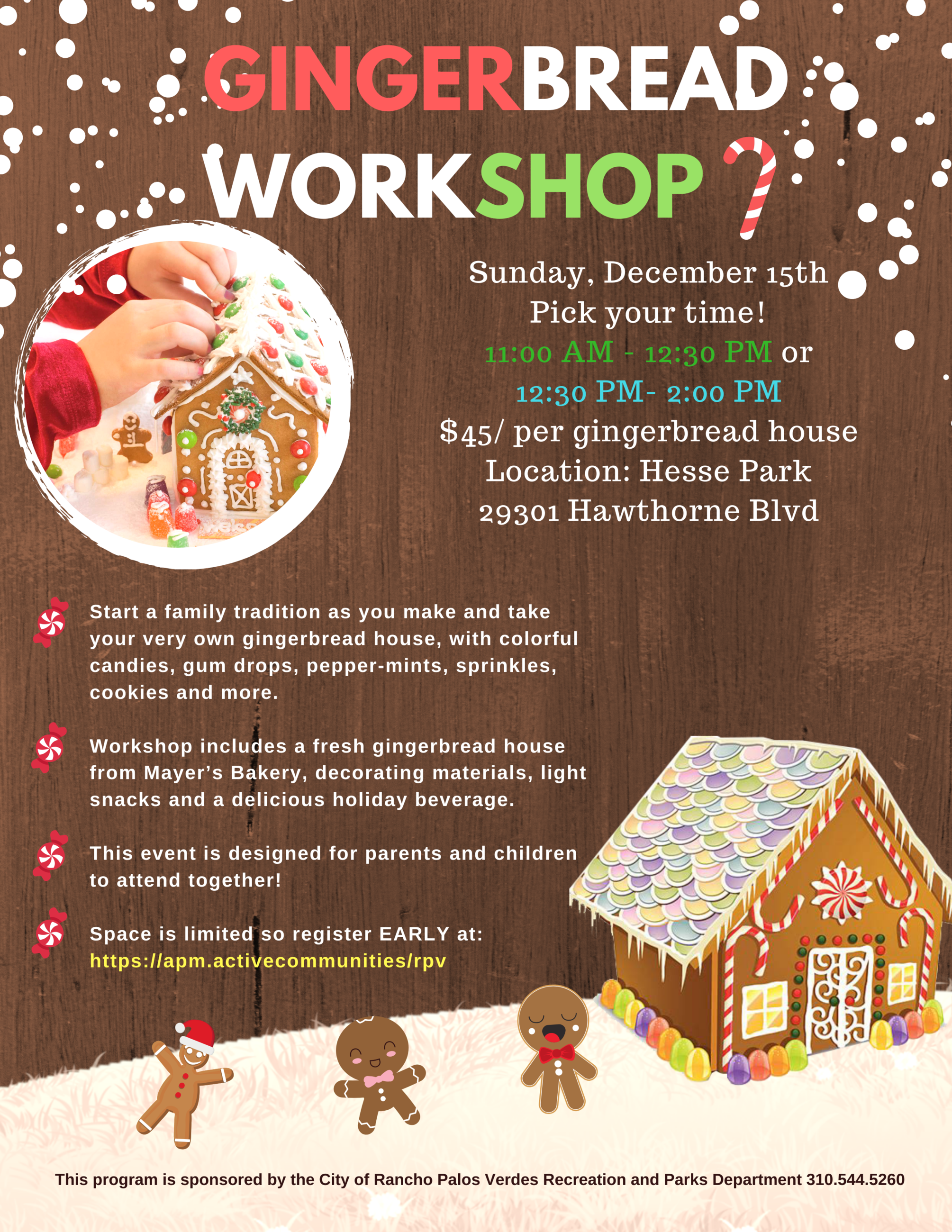 GINGERBREAD WORKSHOP 12.15.19
