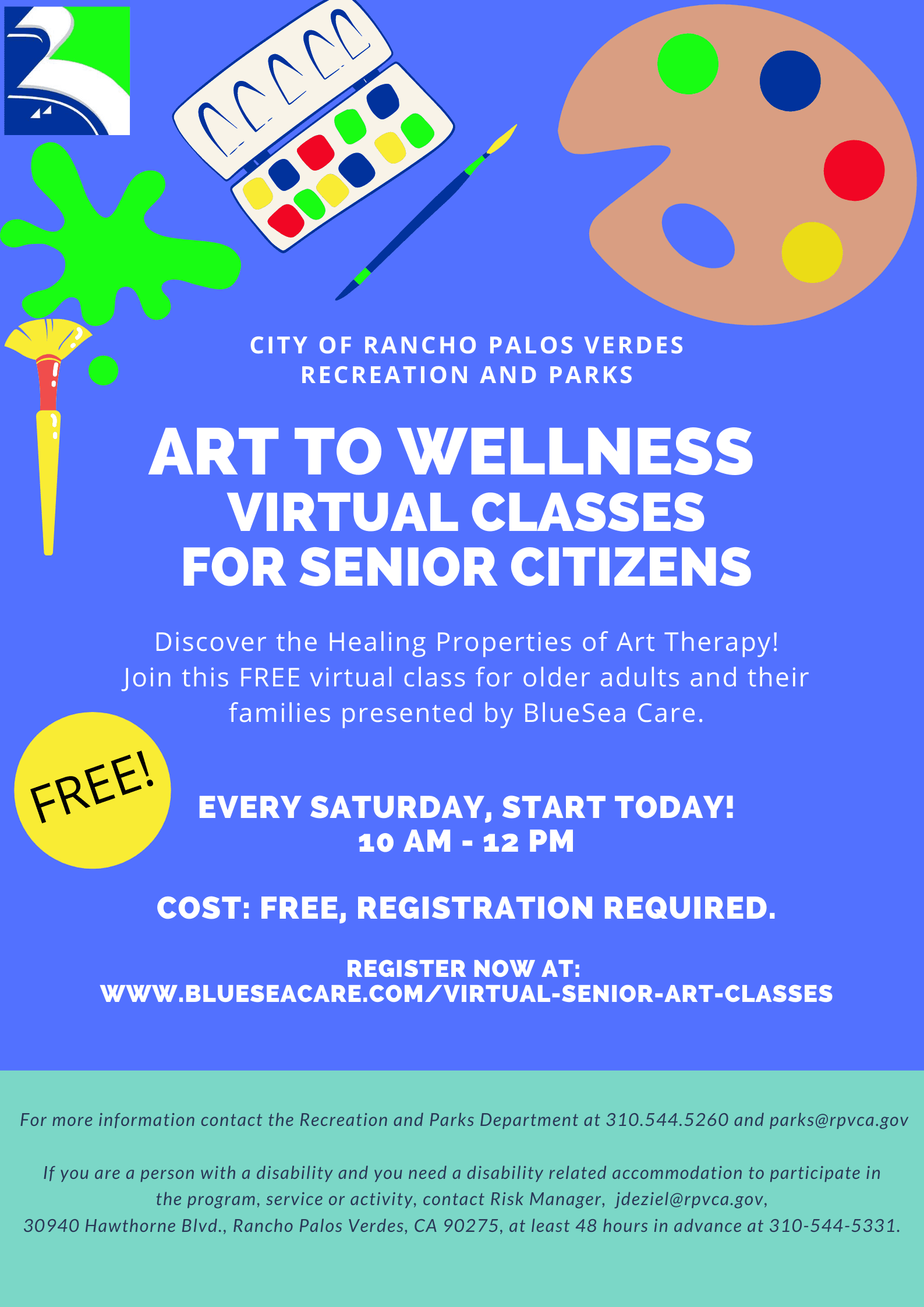 BlueSea Care Virtual Art Classes
