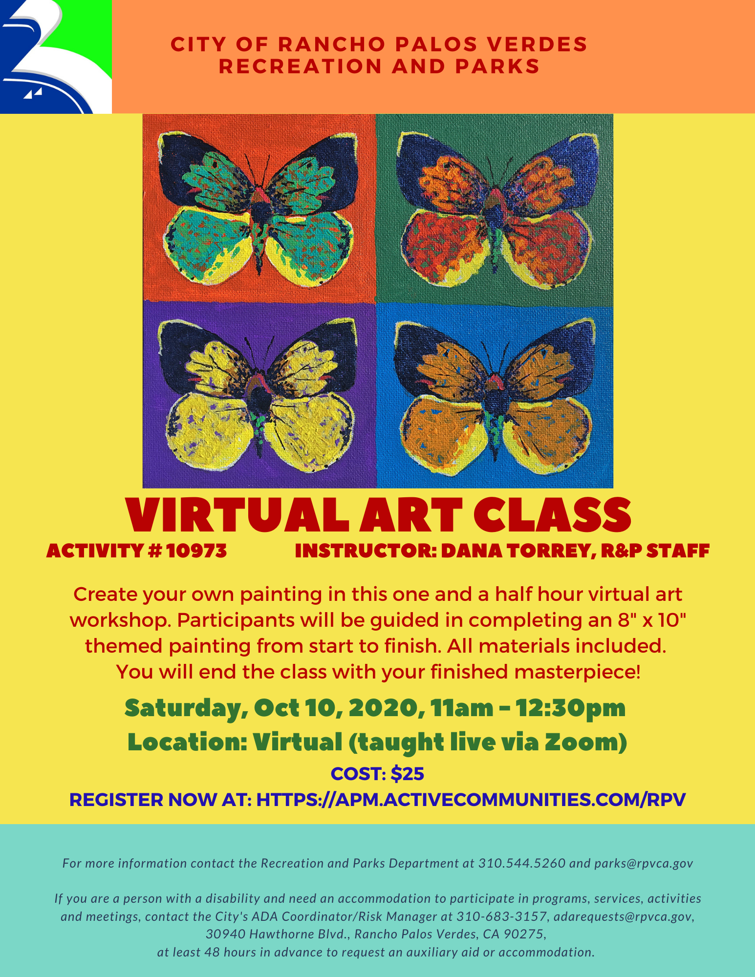 Virtual Art Class - Activity 10973