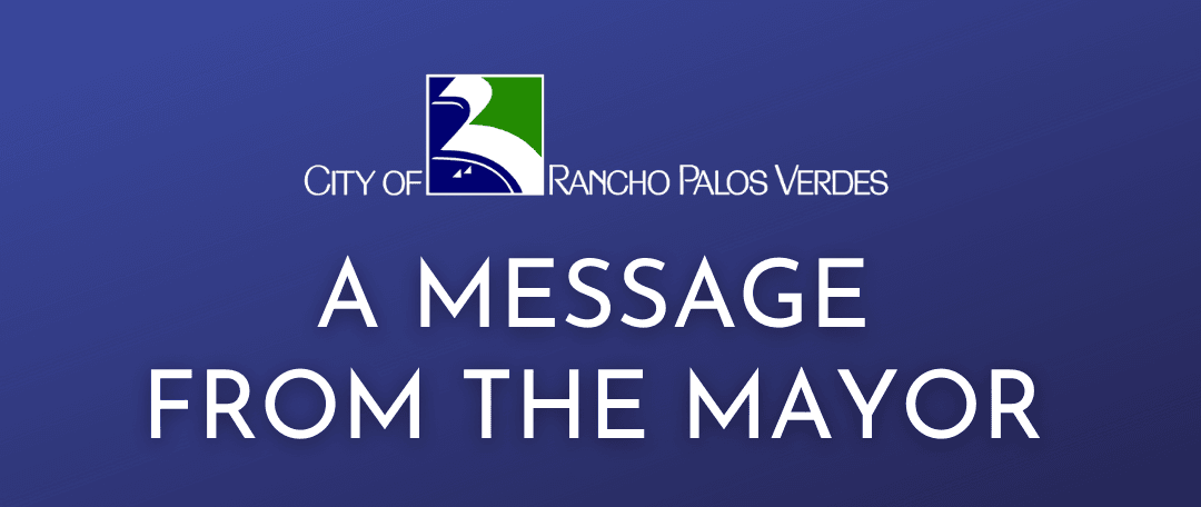 A Message from the Mayor