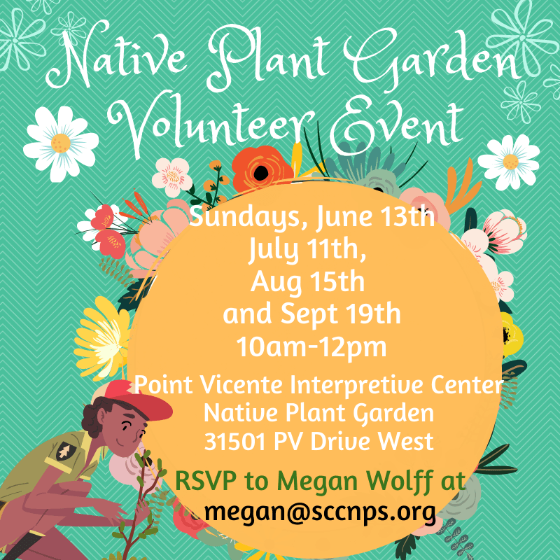 Native Plant Garden Volunteer Events