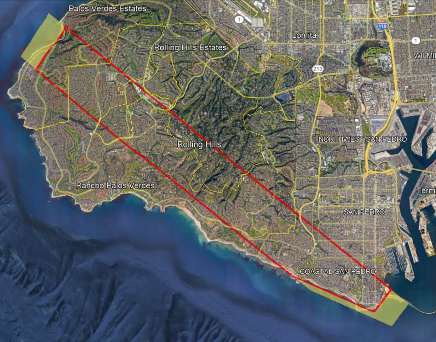 SoCalGas Helicopter Path
