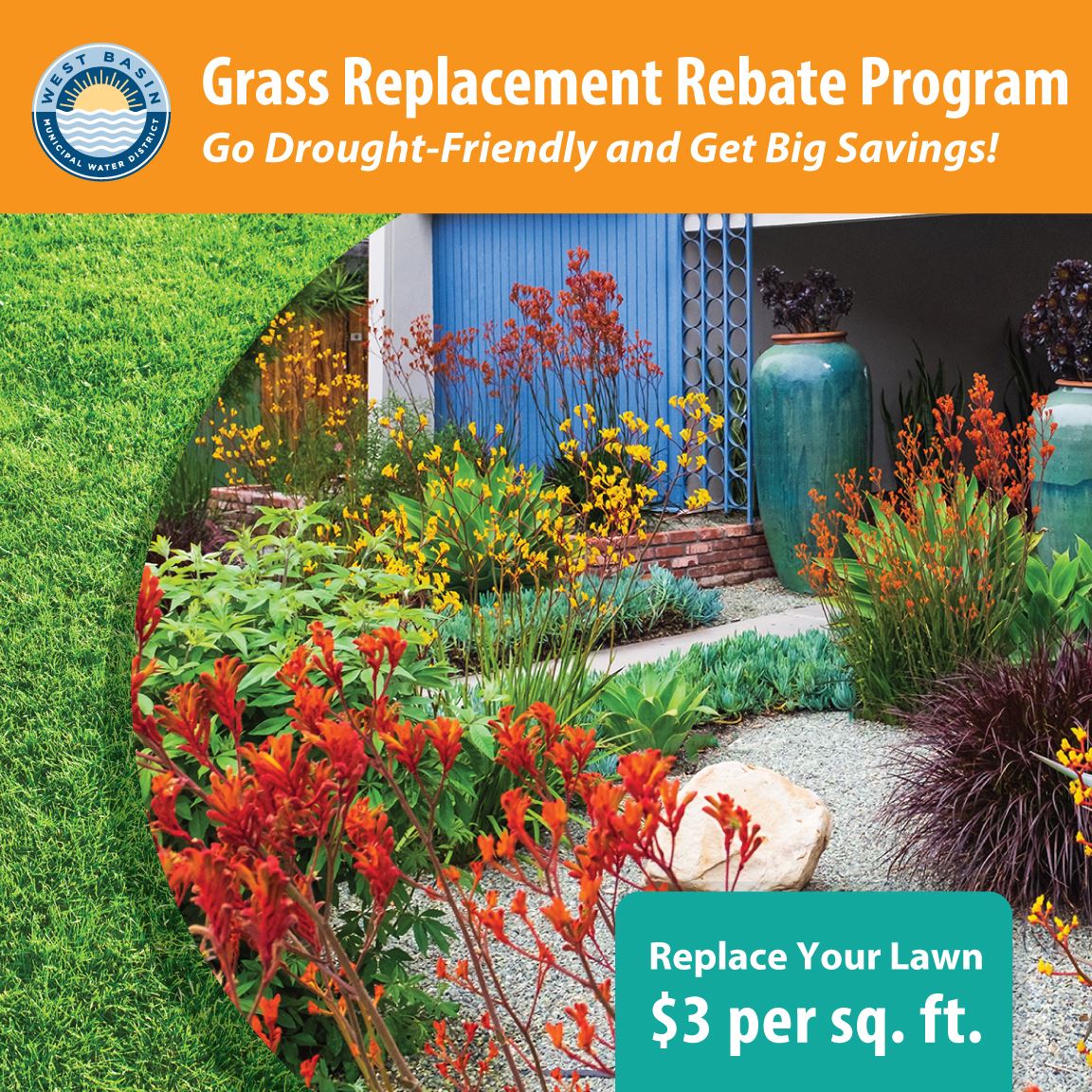 WB Grass Replacement Program Social - Rebate