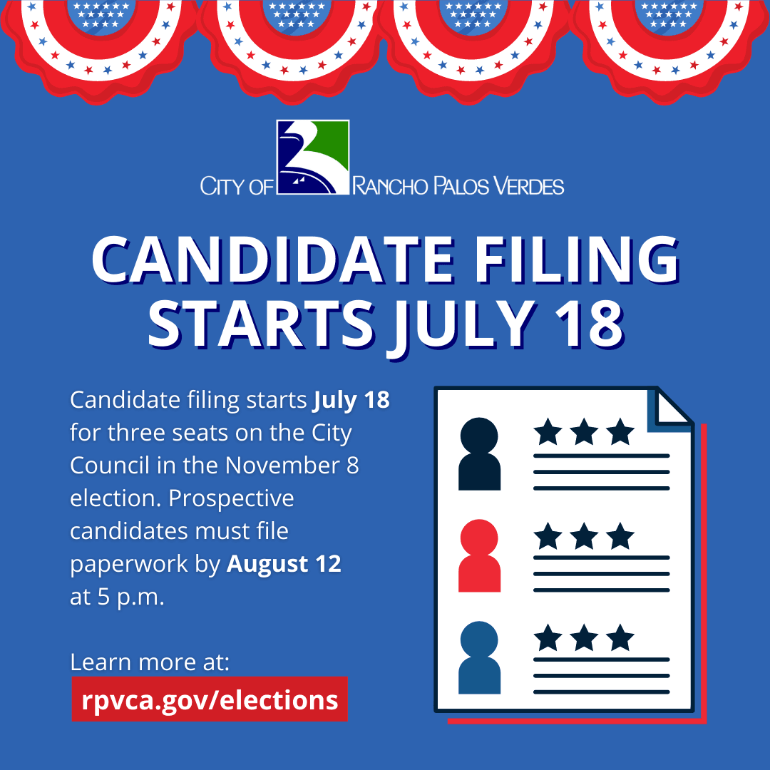 Candidate Filing Starts July 18