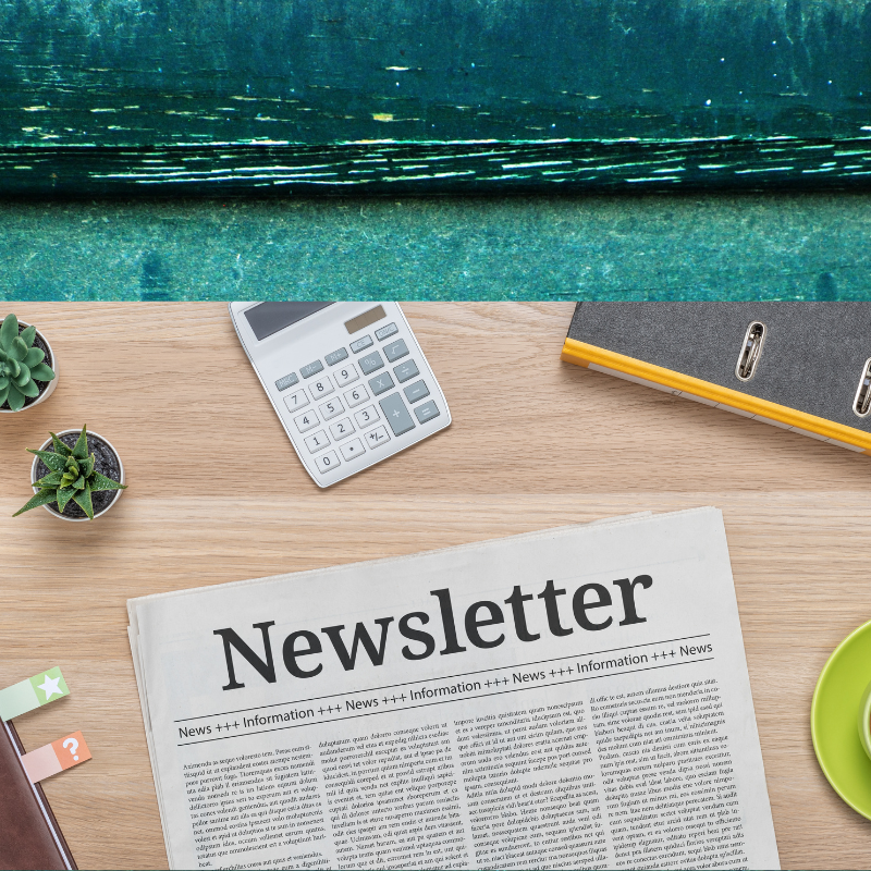 newsletter social media post