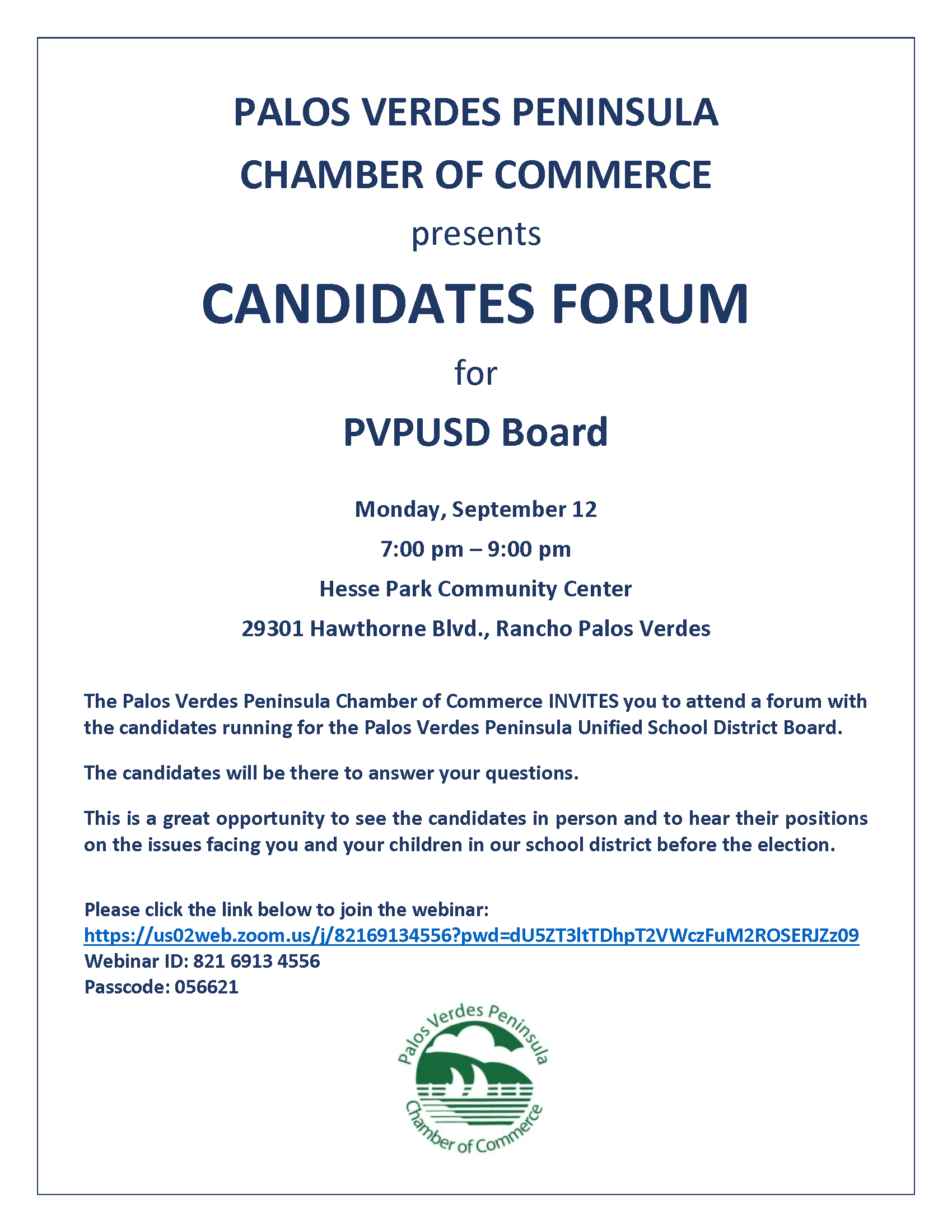 PVPUSD 09_12_22 Candidates Forum flyer FINAL