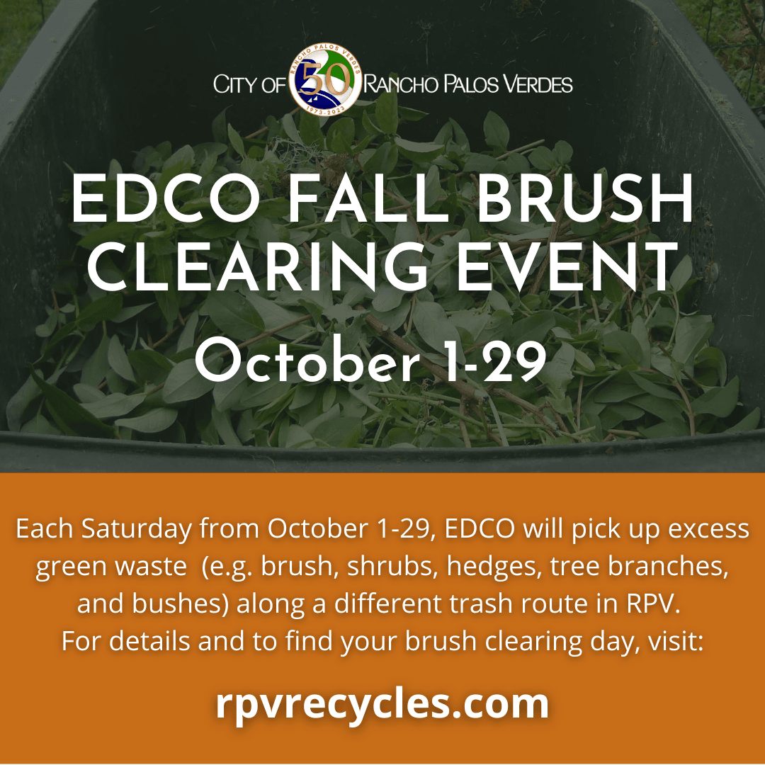 EDCO Brush Clearing Event graphic