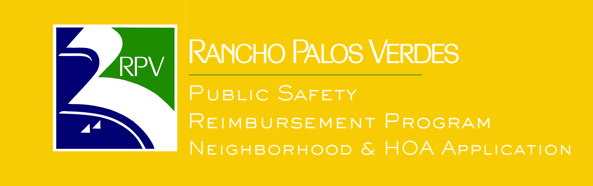 City Logo PS Reimbursement Neighborhood & HOA Applicant