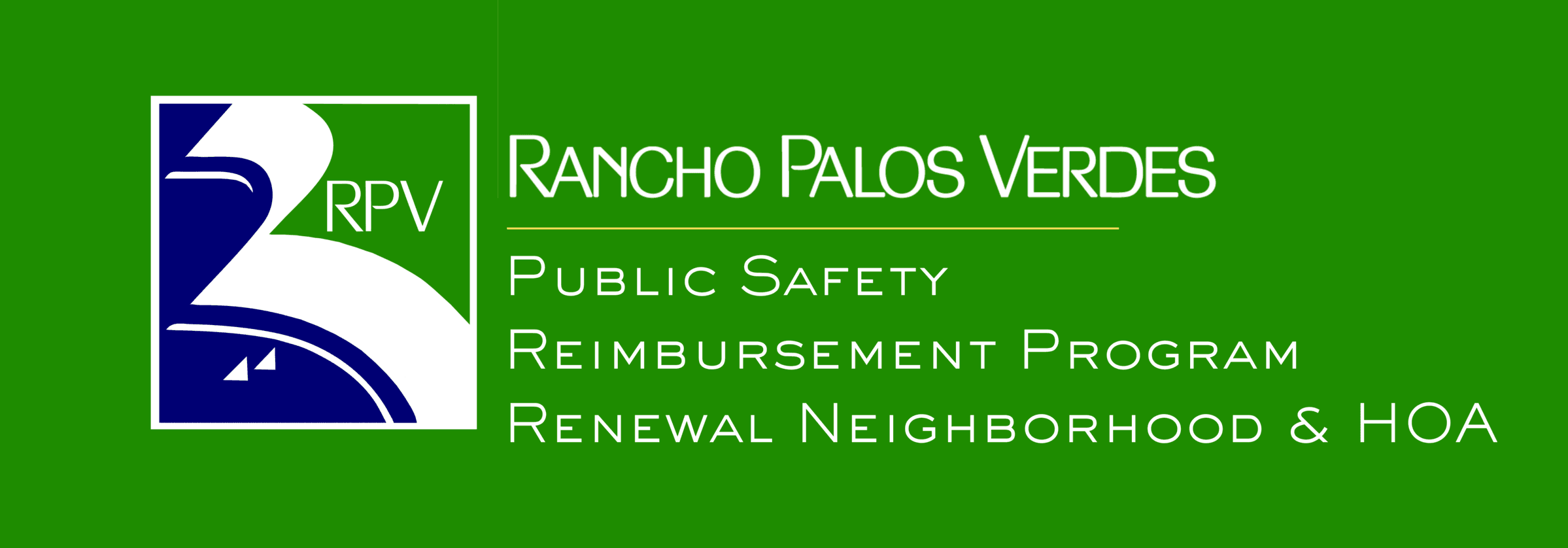 City Logo PS Reimbursement Renewal Neighborhood & HOA Applicant
