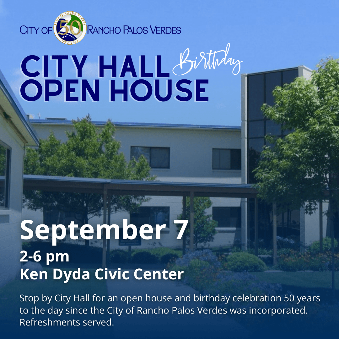 City Hall Open House Septemer 7 from 2-6 pm at the Ken Dyda Civic Center