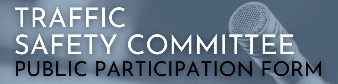 Public Participation Form Banner - TSC