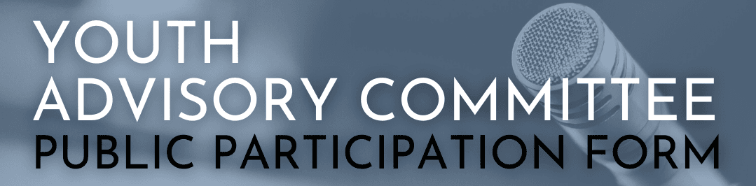 Public Participation Form Banner - YAC