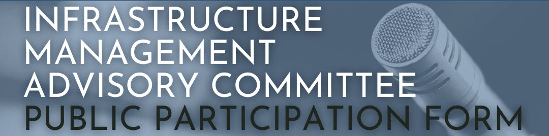 Public Participation Form Banner - IMAC