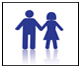 Drawing of boy and girl holding hands
