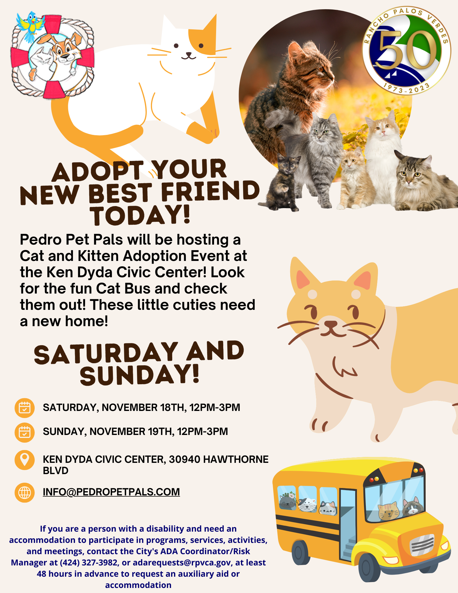 Cat Adoptions 11.19.23