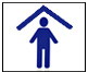 Person under roof