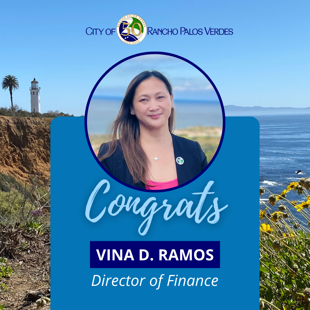 Congrats! Vina D. Ramos, Director of Finance.