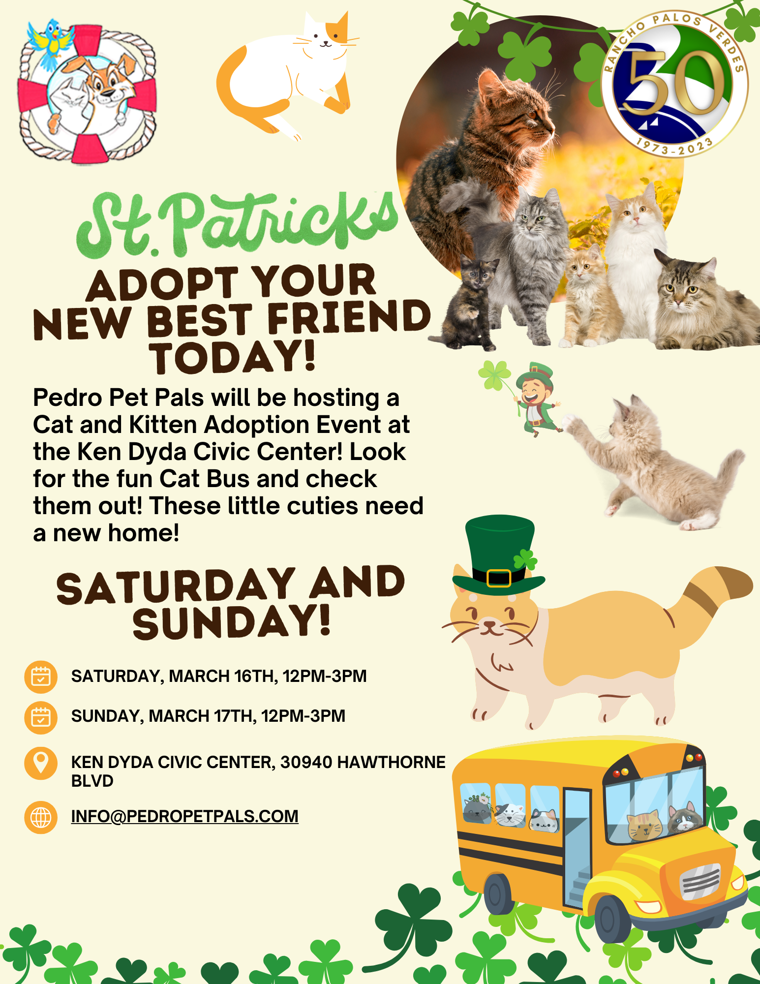 Cat Adoptions March 2024