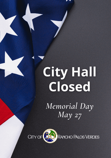 City Hall Closed Memorial Day May 27