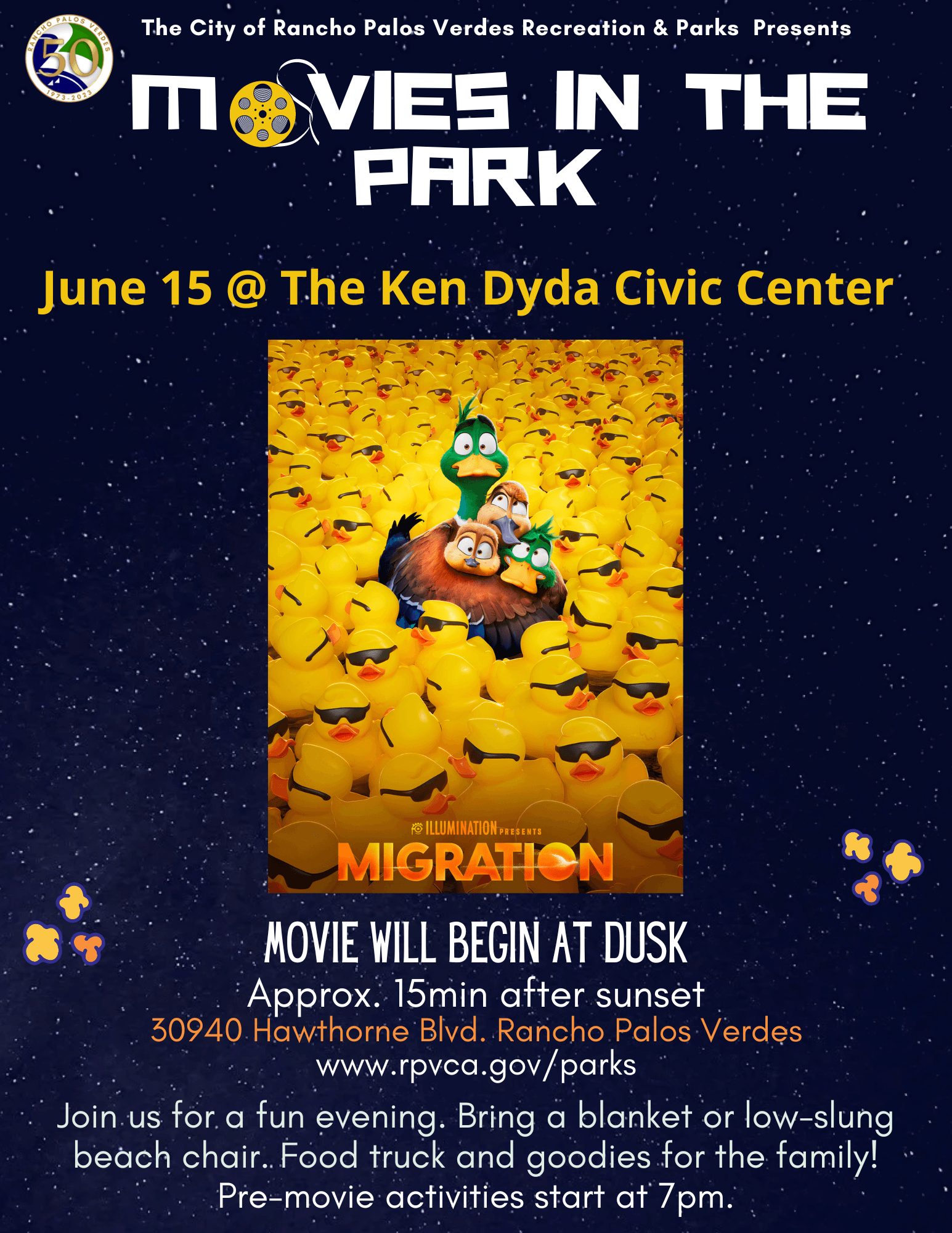 2024 summer movies in the park Migration