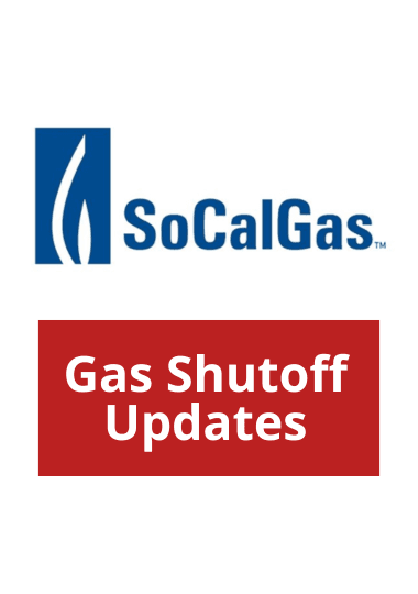 SoCalGas Gas Shutoff Updates