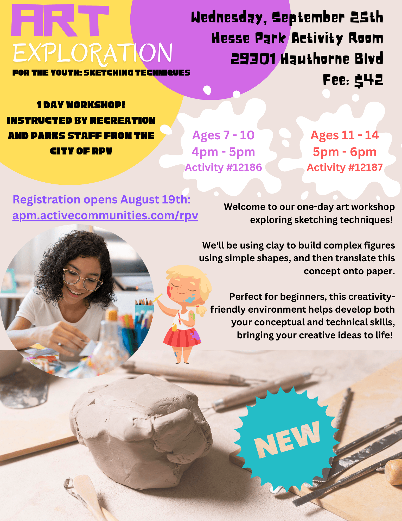 Recreation Workshops for the Fall 2024 (3)