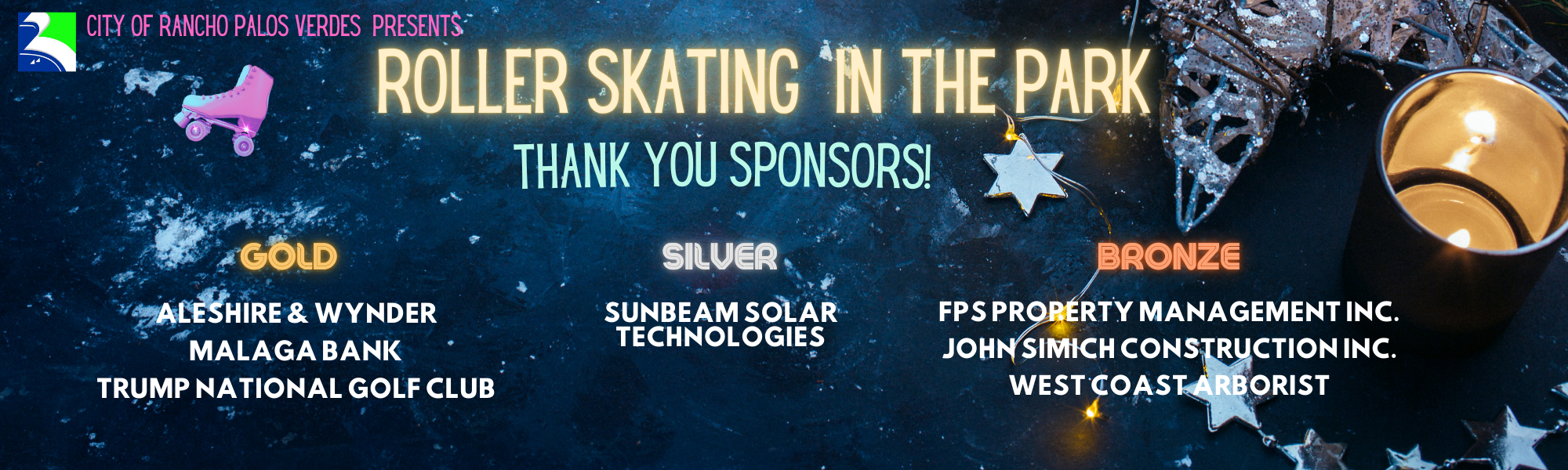 Skating in the Park banner