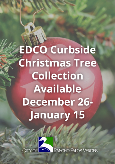 EDCO Curbside Christmas Tree Collection Available December 26-January 15