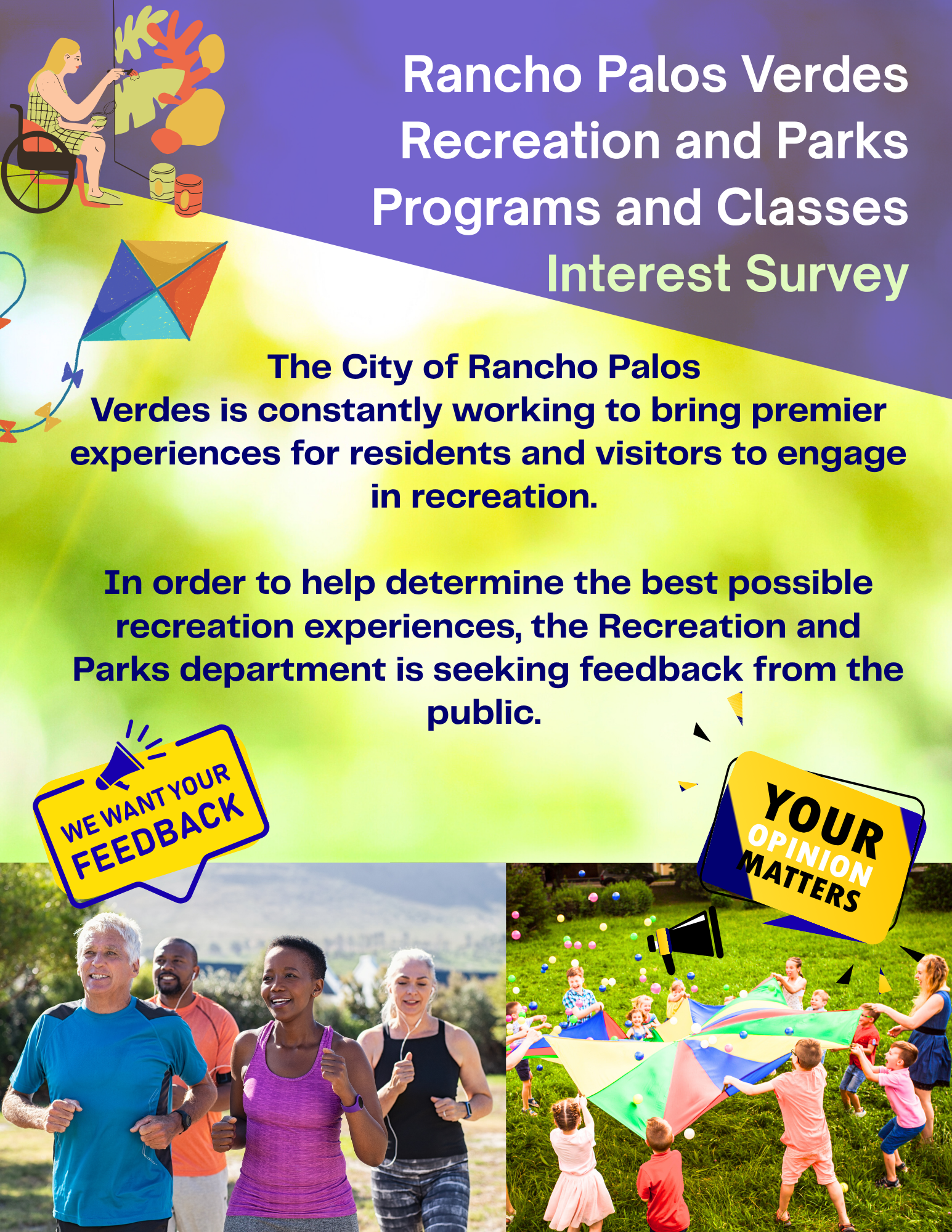 RPV Recreation and Parks Program and Class Interest Survey 2025