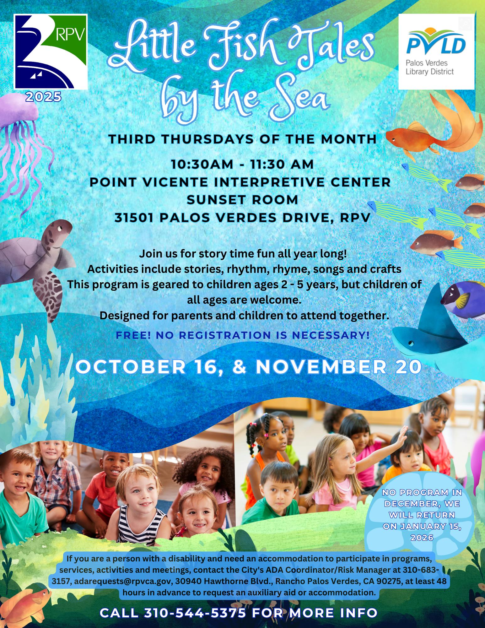 Little Fish Tales Flyer Fall 2025 