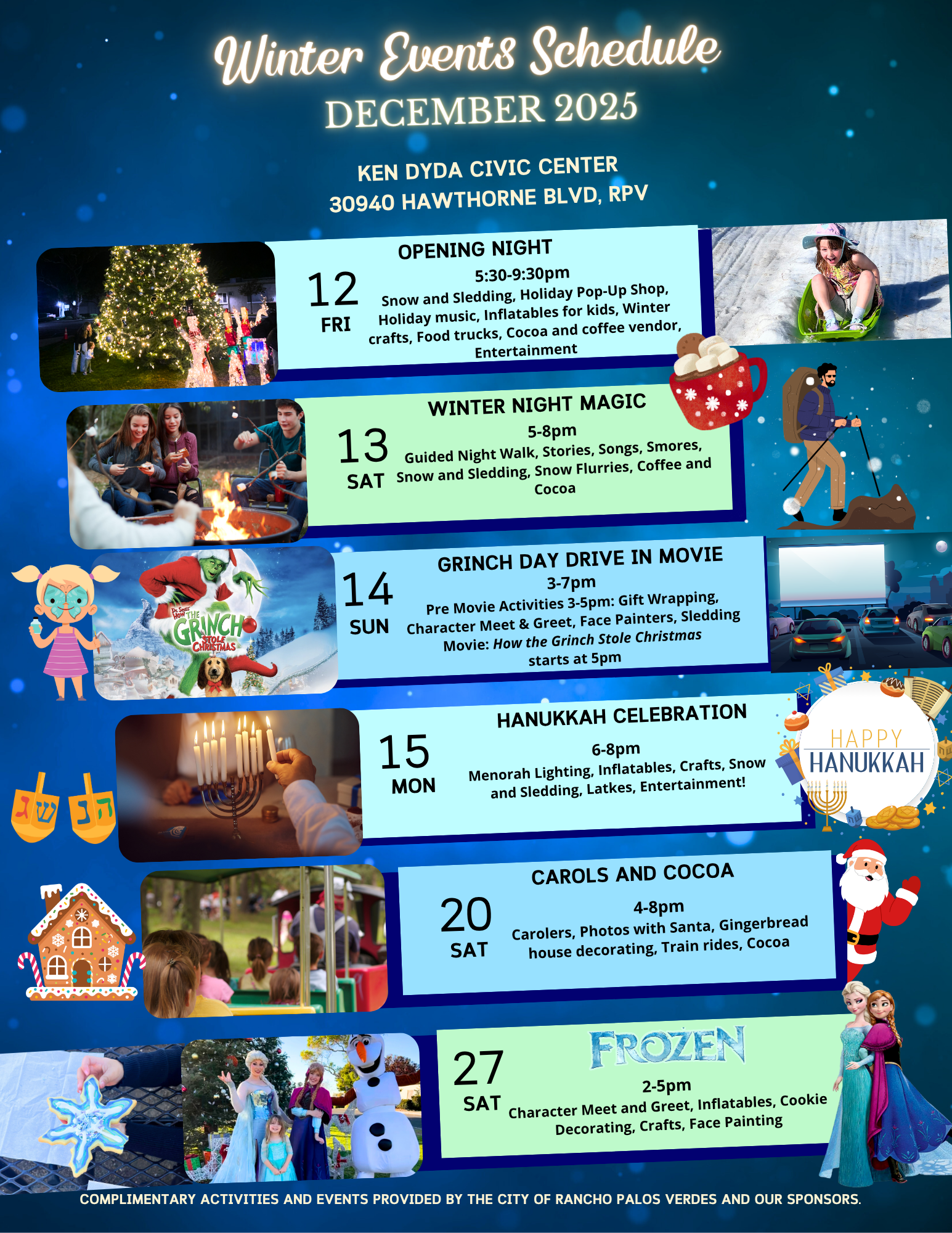 Tree Lighting Winter Events 2025 