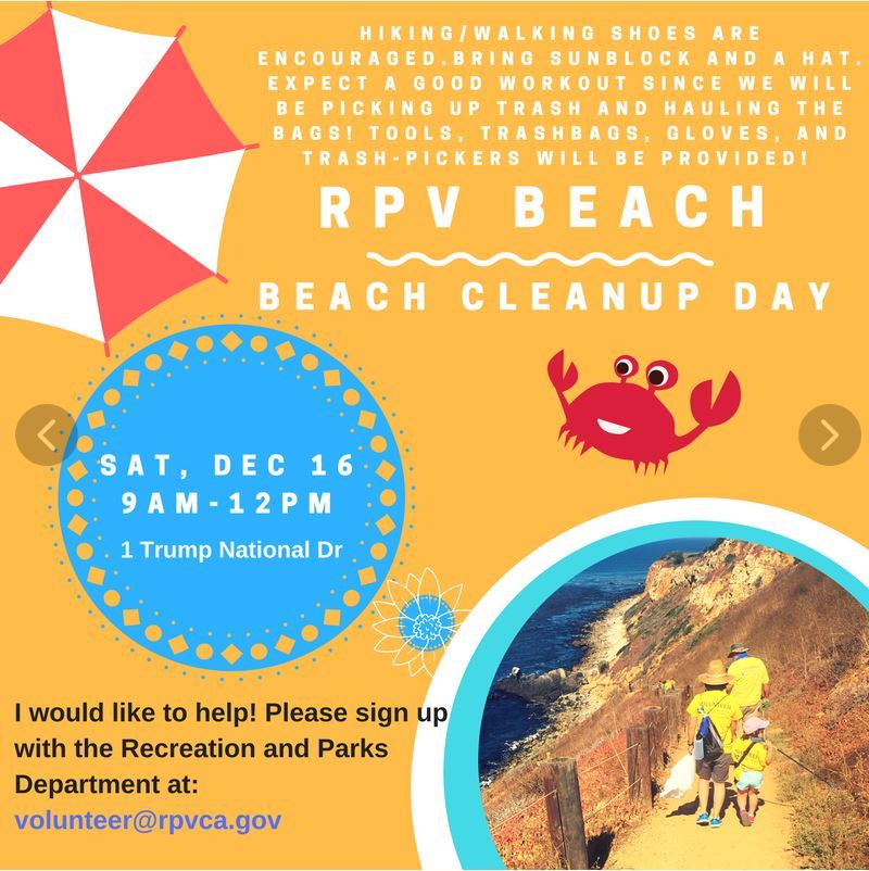 RPV beach cleanup