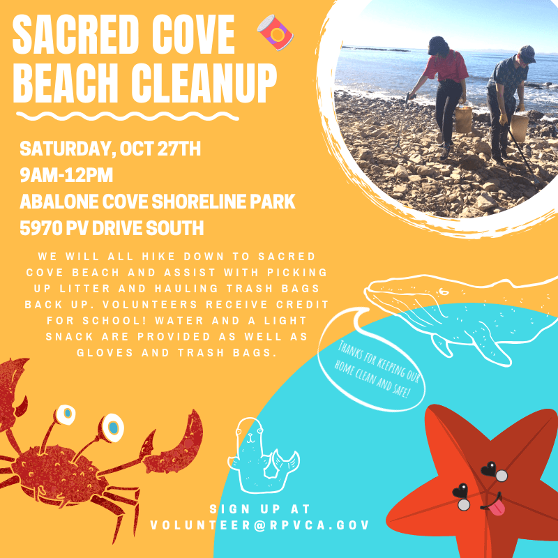 Sacred cove cleanup.10.27