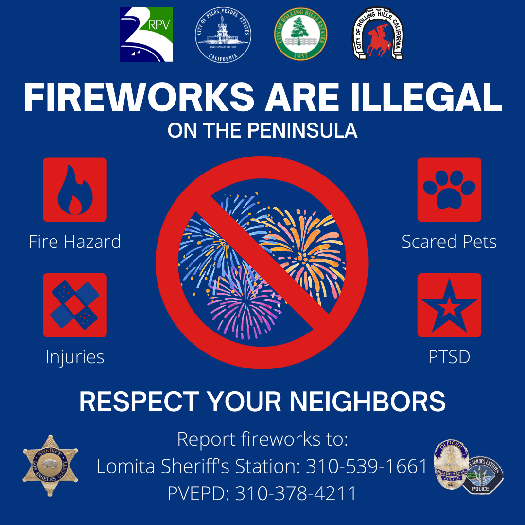Fireworks are Illegal on the Peninsula