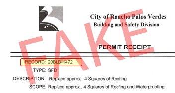 Fake Permit