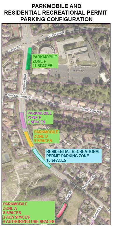Map for ParkMobile Parking Zones