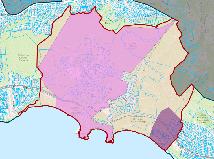 A map shows the boundaries of the ACLAD (light pink) and KCLAD (dark pink).