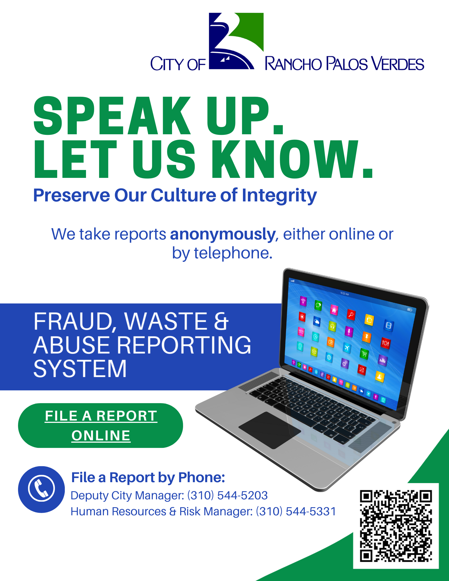 speak up report fraud waste and abuse at https://ow.ly/a2In50XWsPk 